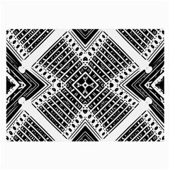 Pattern Tile Repeating Geometric Large Glasses Cloth (2 Sides)