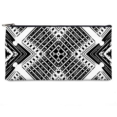 Pattern Tile Repeating Geometric Pencil Case