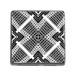 Pattern Tile Repeating Geometric Memory Card Reader (Square 5 Slot)