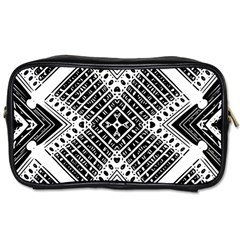 Pattern Tile Repeating Geometric Toiletries Bag (two Sides) by Ravend