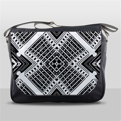 Pattern Tile Repeating Geometric Messenger Bag