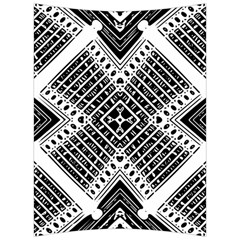 Pattern Tile Repeating Geometric Back Support Cushion