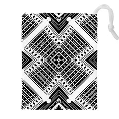 Pattern Tile Repeating Geometric Drawstring Pouch (5XL)