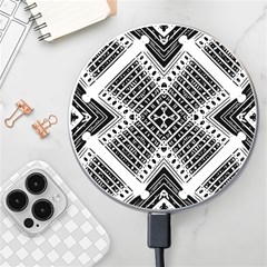 Pattern Tile Repeating Geometric Wireless Fast Charger(white) by Ravend