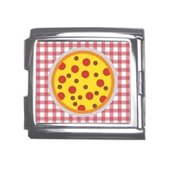 Pizza Table Pepperoni Sausage Mega Link Italian Charm (18mm) by Ravend