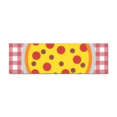 Pizza Table Pepperoni Sausage Sticker (bumper) by Ravend