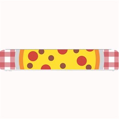 Pizza Table Pepperoni Sausage Small Bar Mat by Ravend