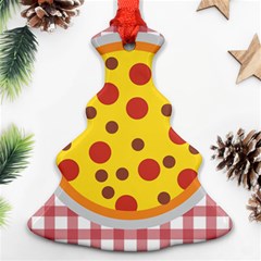 Pizza Table Pepperoni Sausage Ornament (christmas Tree) 