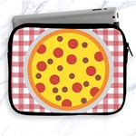 Pizza Table Pepperoni Sausage Apple iPad 2/3/4 Zipper Cases Front