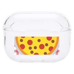 Pizza Table Pepperoni Sausage Hard Pc Airpods Pro Case by Ravend