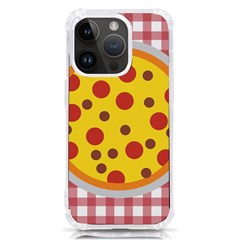 Pizza Table Pepperoni Sausage Iphone 14 Pro Tpu Uv Print Case by Ravend