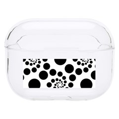 Dot Dots Round Black And White Hard Pc Airpods Pro Case