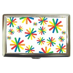 Celebrate Pattern Colorful Design Cigarette Money Case by Ravend