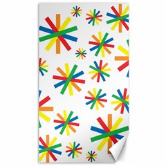 Celebrate Pattern Colorful Design Canvas 40  X 72  by Ravend