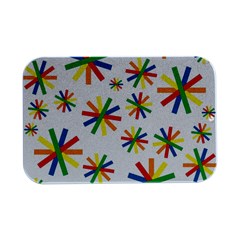 Celebrate Pattern Colorful Design Open Lid Metal Box (silver)   by Ravend