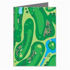 Golf Course Par Golf Course Green Greeting Card by Ravend