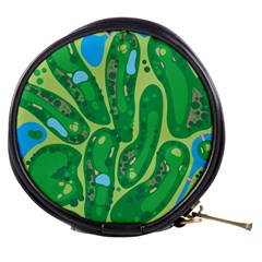 Golf Course Par Golf Course Green Mini Makeup Bag by Ravend