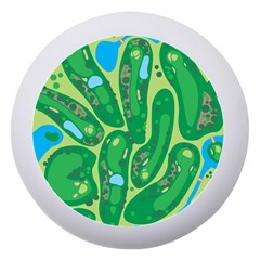 Golf Course Par Golf Course Green Dento Box With Mirror