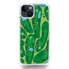 Golf Course Par Golf Course Green Iphone 14 Tpu Uv Print Case by Ravend