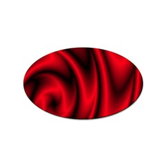 Background Red Color Swirl Sticker Oval (10 Pack) by Ravend