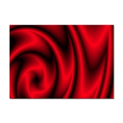 Background Red Color Swirl Sticker A4 (10 Pack) by Ravend