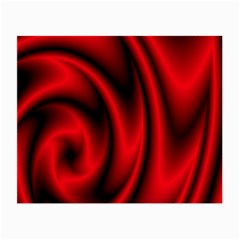 Background Red Color Swirl Small Glasses Cloth by Ravend