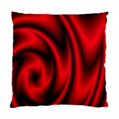 Background Red Color Swirl Standard Cushion Case (one Side) by Ravend