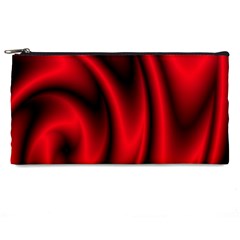 Background Red Color Swirl Pencil Case by Ravend