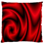 Background Red Color Swirl Large Premium Plush Fleece Cushion Case (Two Sides) Front