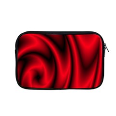 Background Red Color Swirl Apple Macbook Pro 13  Zipper Case by Ravend