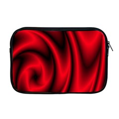 Background Red Color Swirl Apple Macbook Pro 17  Zipper Case by Ravend