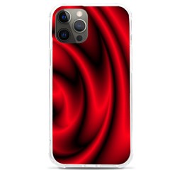 Background Red Color Swirl Iphone 12 Pro Max Tpu Uv Print Case by Ravend