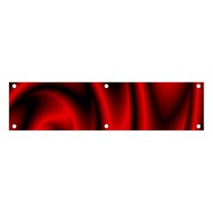 Background Red Color Swirl Banner And Sign 4  X 1  by Ravend