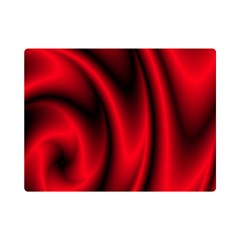 Background Red Color Swirl Premium Plush Fleece Blanket (mini) by Ravend