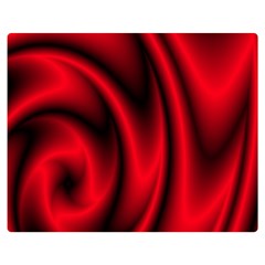 Background Red Color Swirl Premium Plush Fleece Blanket (medium) by Ravend