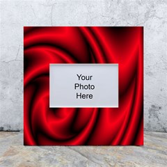 Background Red Color Swirl White Box Photo Frame 4  X 6  by Ravend