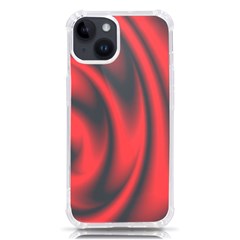 Background Red Color Swirl Iphone 14 Tpu Uv Print Case by Ravend