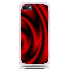 Background Red Color Swirl Iphone Se by Ravend