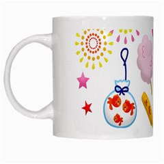 Summer Fair Food Goldfish White Mug by Ravend