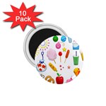 Summer Fair Food Goldfish 1.75  Magnets (10 pack)  Front