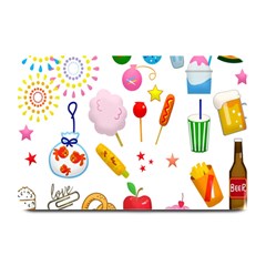 Summer Fair Food Goldfish Plate Mats by Ravend