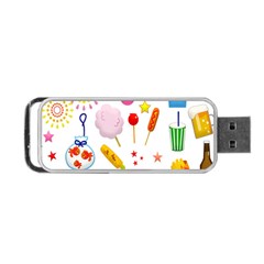 Summer Fair Food Goldfish Portable Usb Flash (one Side) by Ravend