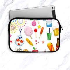 Summer Fair Food Goldfish Apple Ipad Mini Zipper Cases by Ravend