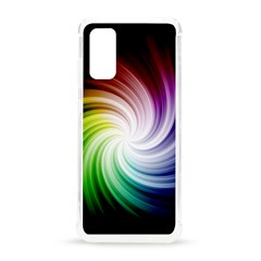 Rainbow Swirl Twirl Samsung Galaxy S20 6 2 Inch Tpu Uv Case by Ravend