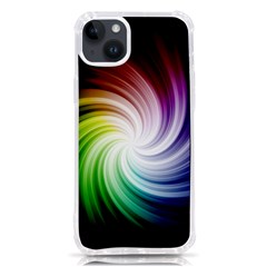 Rainbow Swirl Twirl Iphone 14 Plus Tpu Uv Print Case by Ravend