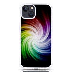 Rainbow Swirl Twirl Iphone 13 Tpu Uv Print Case by Ravend