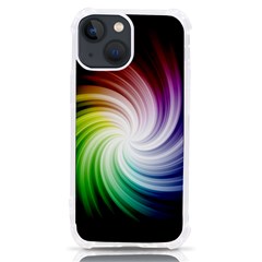 Rainbow Swirl Twirl Iphone 13 Mini Tpu Uv Print Case by Ravend