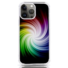 Rainbow Swirl Twirl Iphone 13 Pro Max Tpu Uv Print Case by Ravend