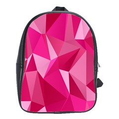 Pattern Halftone Geometric School Bag (large) by Ravend