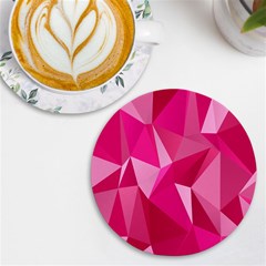 Pattern Halftone Geometric Uv Print Round Tile Coaster by Ravend